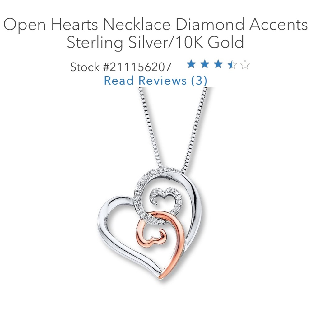 Kay Jewelers Open Hearts Necklace